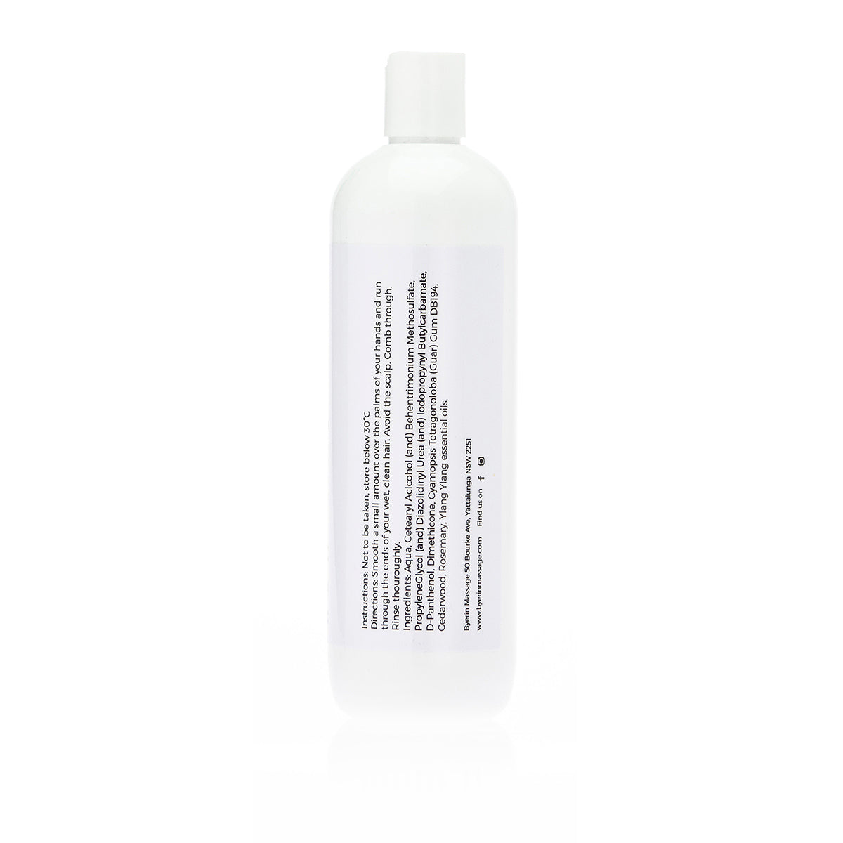 Hydrating conditioner with no harsh, damaging chemicals.